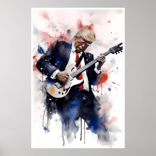 Donald Trump Shredding Poster (Framsidan)