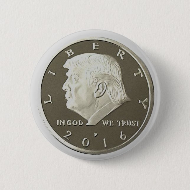 Donald Trump Silver Eagle-mynt Knapp (Framsida)