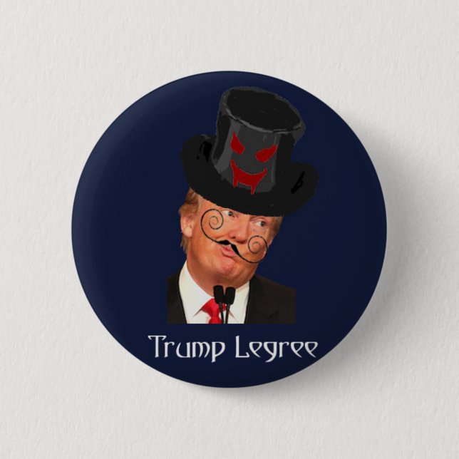 Donald Trump Simon Legree Knapp (Framsida)