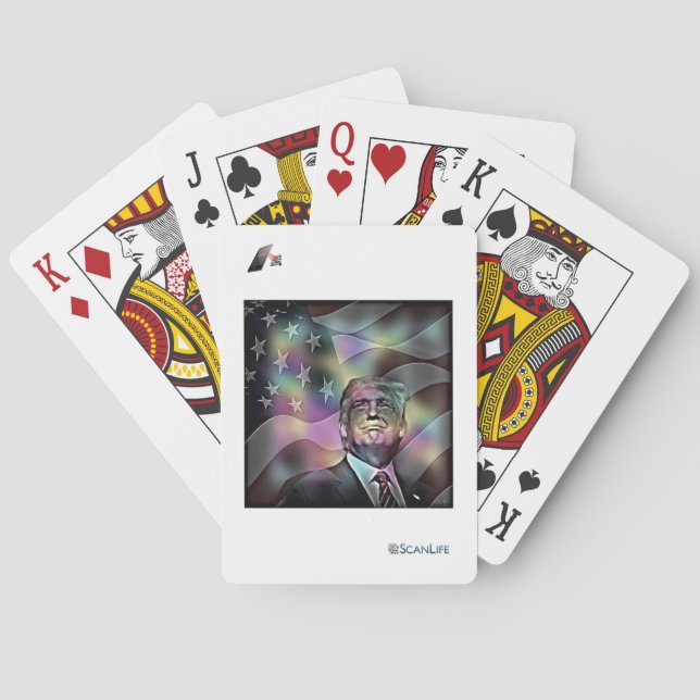 Donald Trump Smart-Kort Kortlek (Baksidan)
