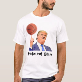 Donald Trump snurr en skjortat-skjorta för basket Tee