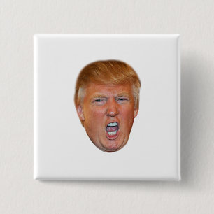 Donald Trump som flyter huvudet Knapp