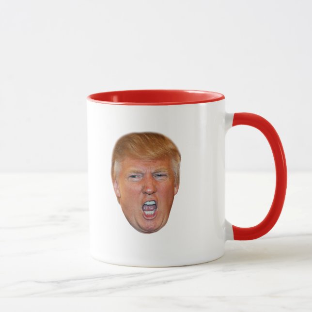 Donald Trump som flyter huvudet Mugg (Höger)