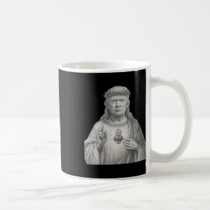 Donald Trump som Jesus - Tro och patriotism för kr Kaffemugg