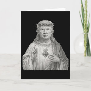 Donald Trump som Jesus - Tro och patriotism för kr Kort