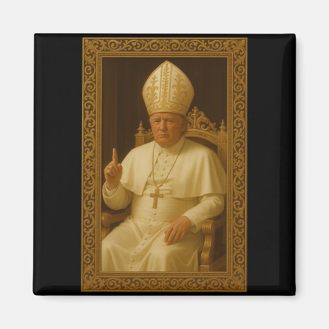 Donald Trump som påve Vatican Meme Magnet (Framsidan)