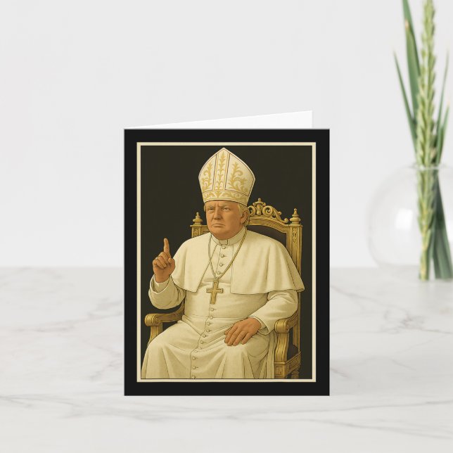 Donald Trump som påve Vatican Memine 1 Kort (Framsida)