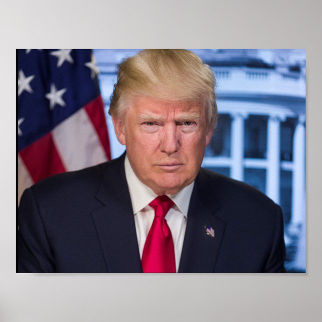 Donald Trump som president Poster (Framsidan)