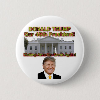 Donald Trump som vår 45th president knäppas Knapp