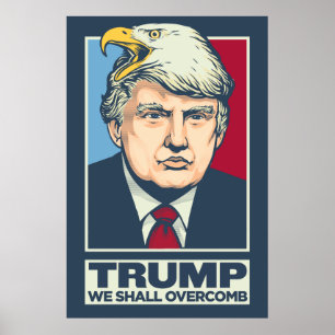 Donald Trump som vi Overcomb Poster