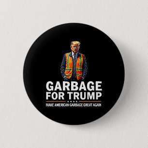 Donald Trump Sopor Orange Reflective Safety Vest Knapp