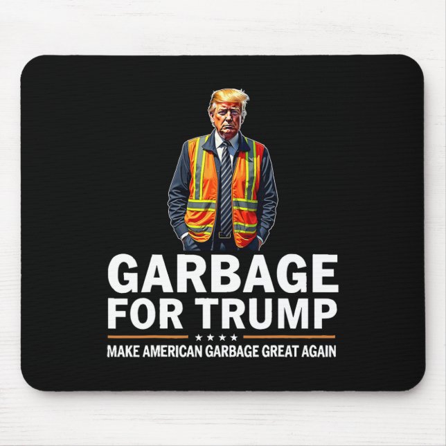 Donald Trump Sopor Orange Reflective Safety Vest Musmatta (Framsidan)