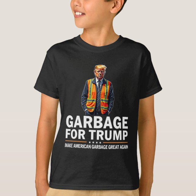 Donald Trump Sopor Orange Reflective Safety Vest T Shirt (Framsida)