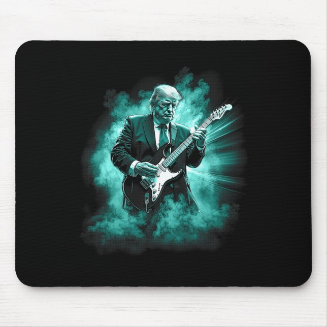 Donald Trump spelar elgitarr _1  Musmatta (Framsidan)