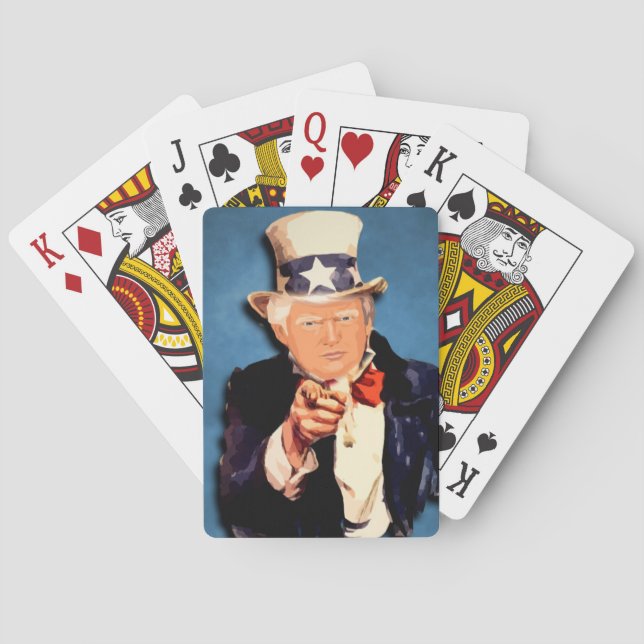 DONALD TRUMP SPELKORT (Baksidan)