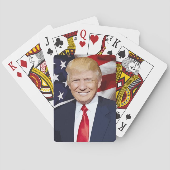 DONALD TRUMP-spelkort Casinokort (Baksidan)