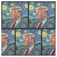 Donald Trump Starry Night Van Gogh Art Stil 2024