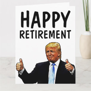 DONALD TRUMP STORA ÖVERSIZED PENSIONSKORT KORT