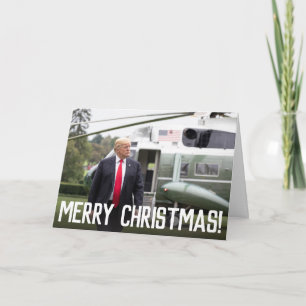 Donald Trump Strength God jul Hälsning Helgkort
