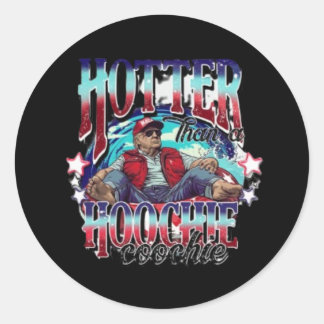 Donald Trump Summer Vibe Runt Klistermärke