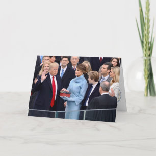 Donald Trump sväras in som president Kort