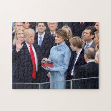 Donald Trump sväras in som president