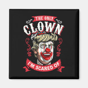 Donald Trump T Shirt Funny Clown ResistManar Women Magnet