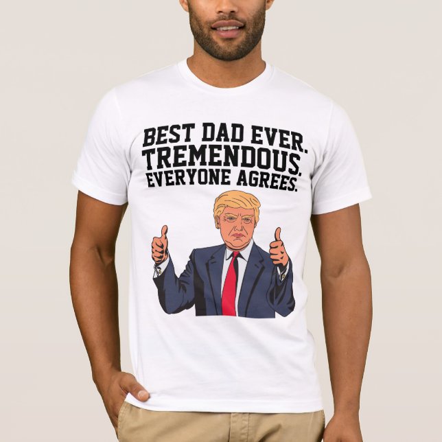 DONALD TRUMP T-SHIRTS FOR PAPPA FARS DAG (Framsida)