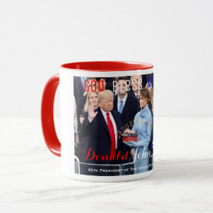 Donald Trump tar sin Oath of Office 20 januari Mugg