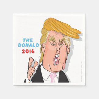 Donald Trump Tecknad papper napkins Pappersservett