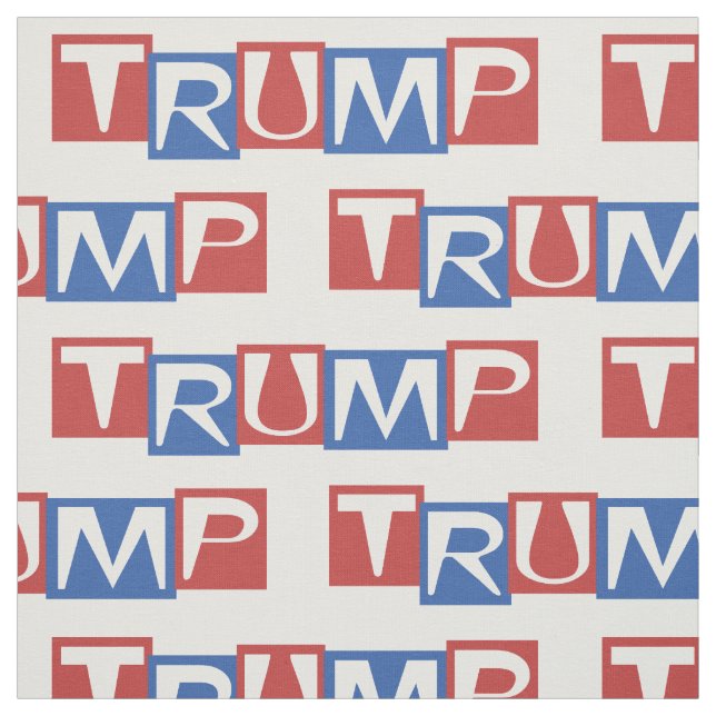 Donald TRUMP Temed Election Gear Fabric Tyg (Provkarta)