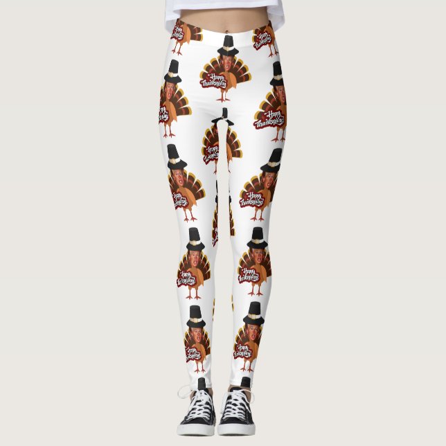 Donald trump thanksgiving turkey leggings (Framsida)