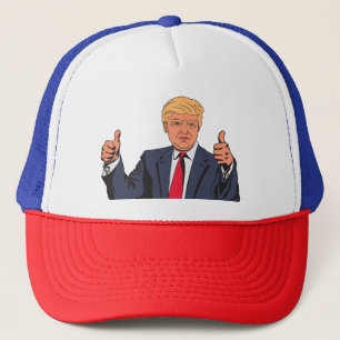 DONALD TRUMP THUMBS UP HAT CAP KEPS