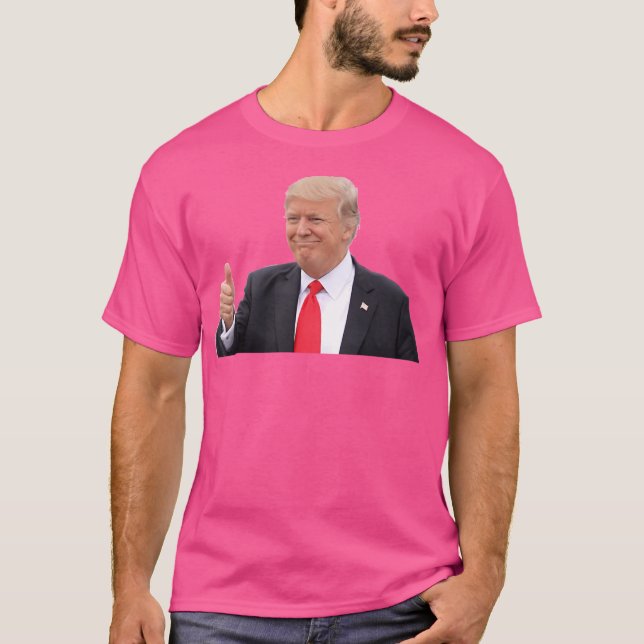 Donald Trump Thumbs Up T Shirt (Framsida)