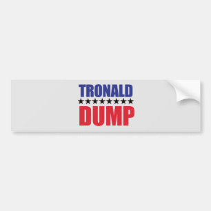 Donald Trump - Tronald dumpar bildekalet Bildekal