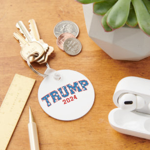 Donald Trump - Trump 2024 Behålla America Underbar Nyckelring
