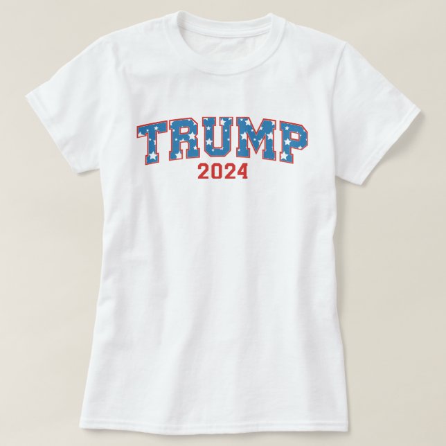 Donald Trump - Trump 2024 Behålla America Underbar T Shirt (Design framsida)
