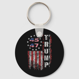 Donald Trump Trump Merchandise 45 47 Trump 2 Nyckelring