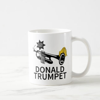Donald Trump Trumpet Funny Kaffemugg