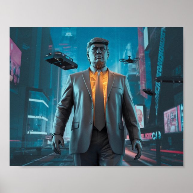 Donald Trump Trumpinator II 45 47 President Poster (Framsidan)
