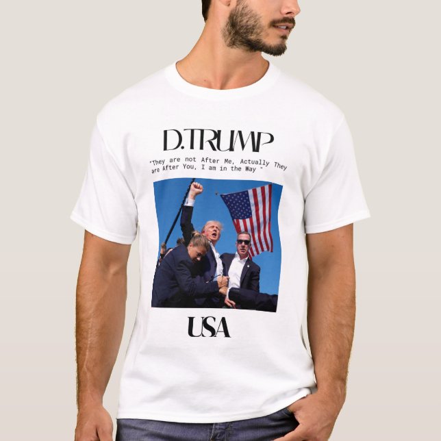Donald Trump TShirt T Shirt (Framsida)