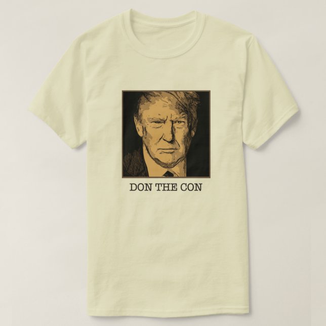 Donald Trump universitetslärare lura Tee (Design framsida)