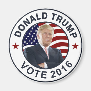 Donald Trump US flagga Magnet