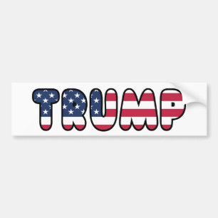 Donald Trump USA presidentval 2016 Bildekal