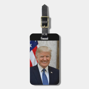 Donald Trump USA:s president Vita huset MAGA 2024 Bagagebricka