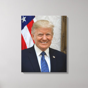 Donald Trump USA:s president White House MAGA 2024 Canvastryck