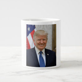 Donald Trump USA:s president White House MAGA 2024 Jumbo Mugg