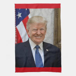 Donald Trump USA:s president White House MAGA 2024 Kökshandduk