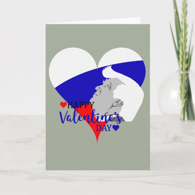 donald trump valentine helgkort (Framsida)