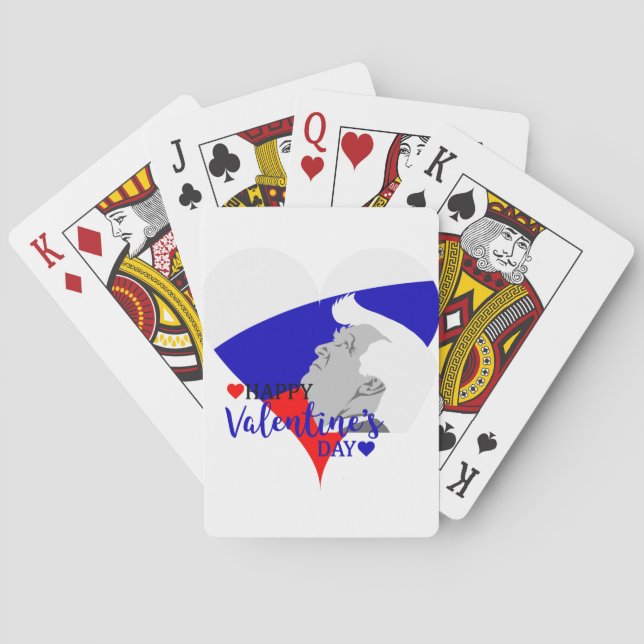 donald trump valentine kortlek (Baksidan)